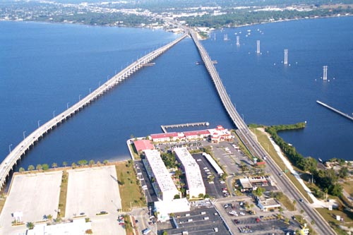 The bridges connecting Punta Gorda and Port Charlotte